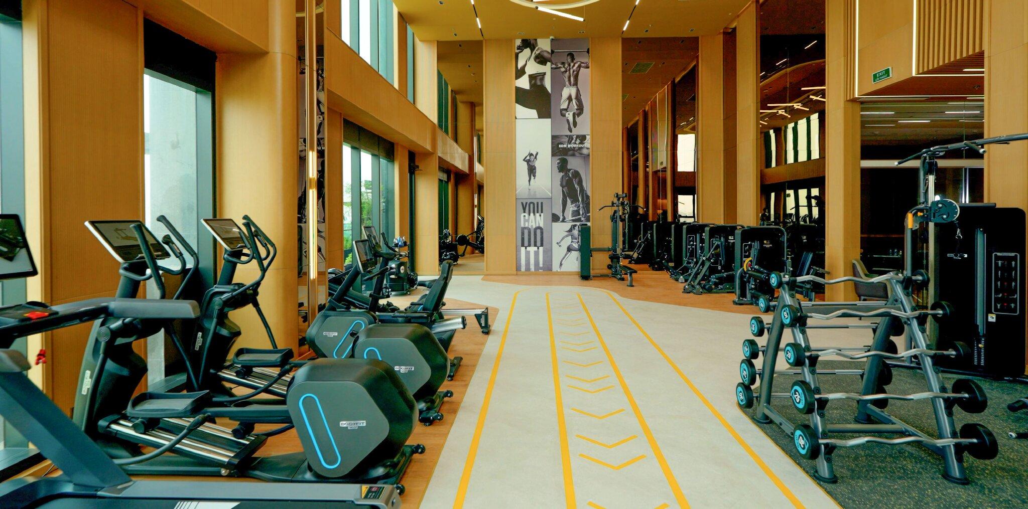 Khu vực phòng gym tại tầng 4 (Nguồn: Internet)