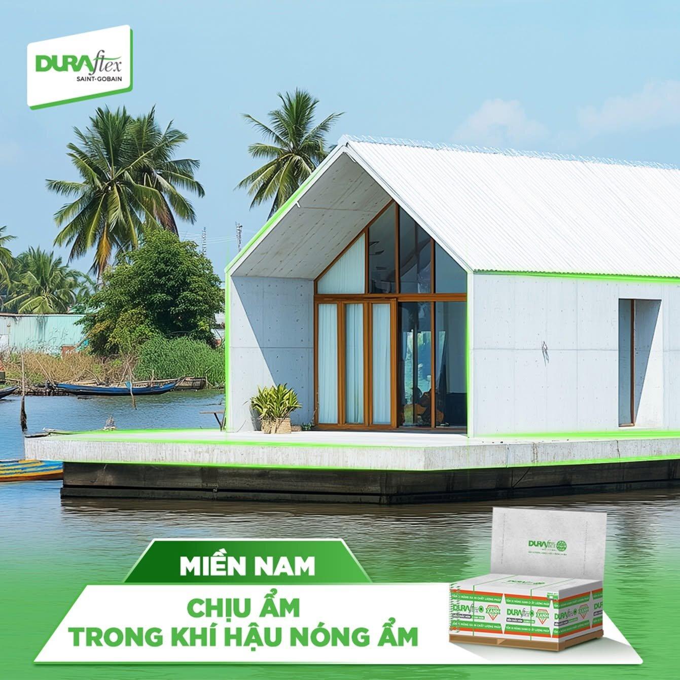 Vật liệu xi măng sợi không tạo môi trường cho rêu mốc phát triển trong điều kiện nóng ẩm quanh năm tại Dĩ An