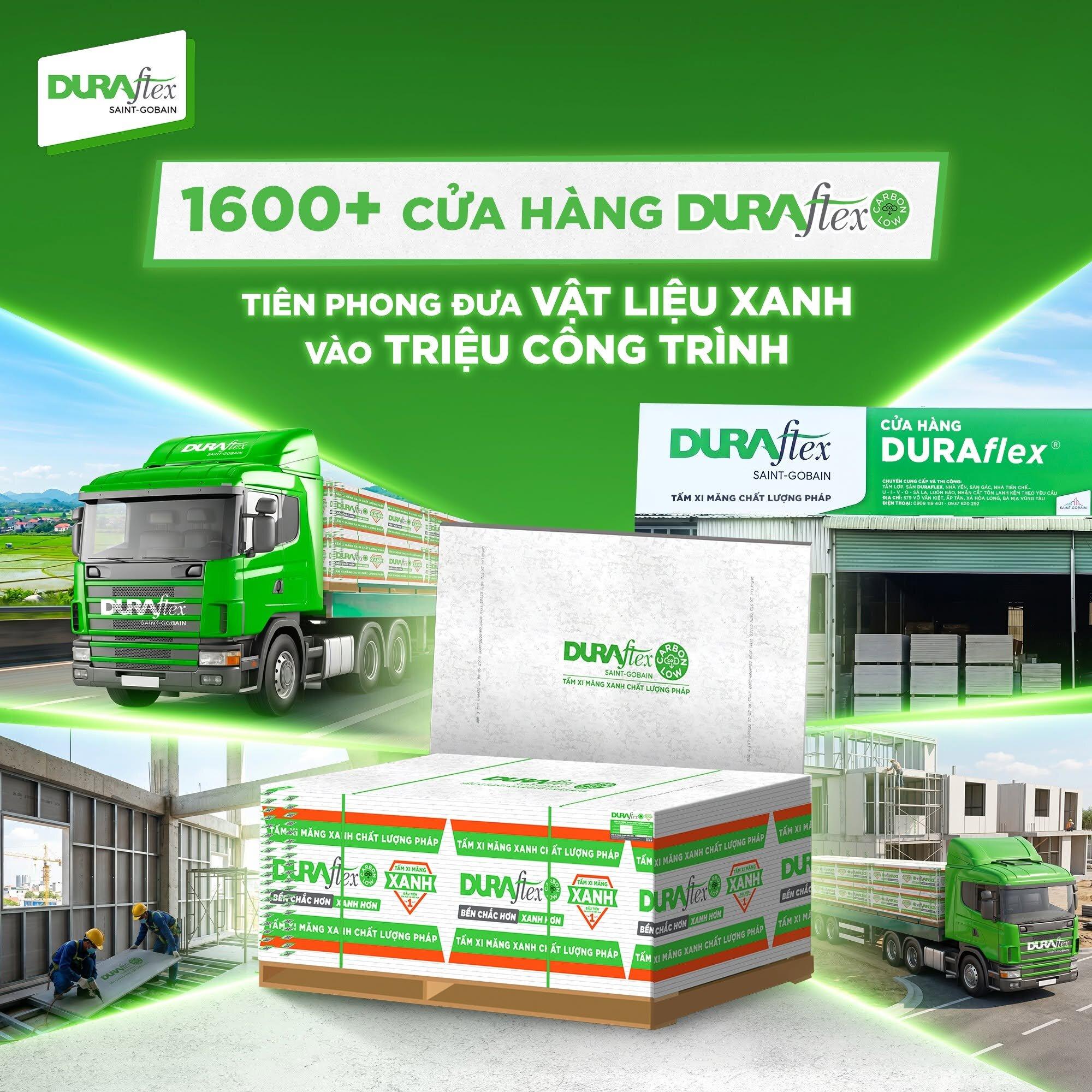 Hệ thống phân phối DURAflex tại Bình Dương và TP.HCM đảm bảo nguồn cung ổn định cho công trình tại Dĩ An.