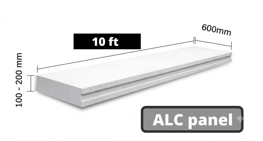 Tấm bê tông nhẹ ALC với cấu trúc lõi lưới thép gia cường giúp tăng cường độ chịu lực và chống cháy hiệu quả (Nguồn: Internet)
