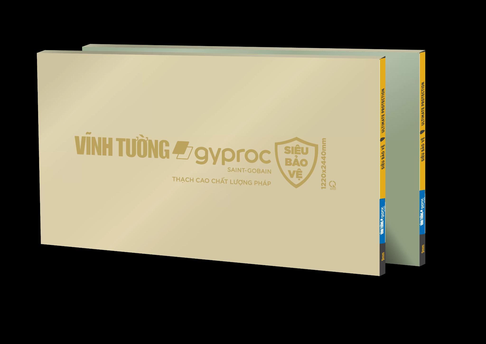 Tấm thạch cao Vĩnh Tường Siêu bảo vệ - Cao cấp