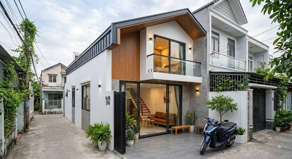 Thiết kế nhà gác lửng 2 phòng ngủ là lựa chọn lý tưởng cho các gia đình trẻ
