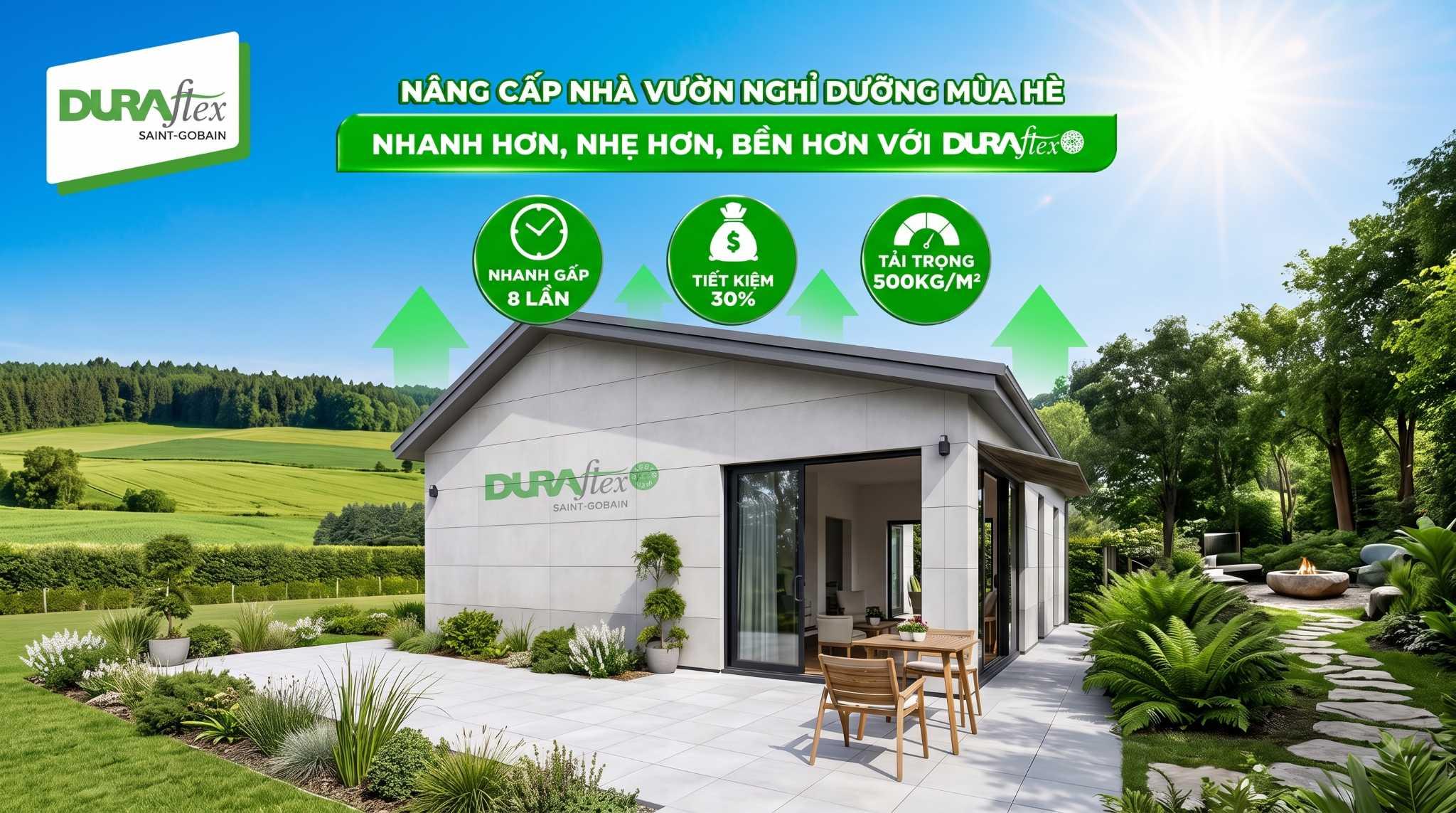Tấm xi măng xanh duraflex 