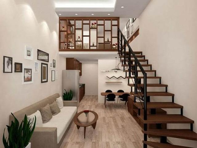 Mẫu nhà cấp 4 có gác lửng