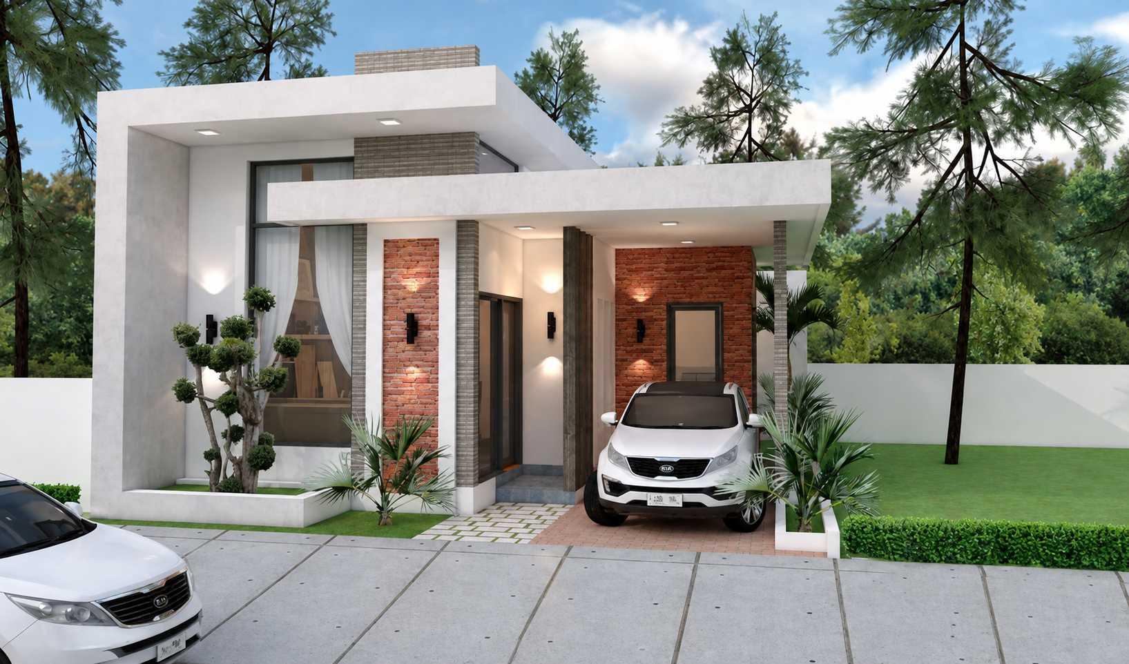 Mẫu nhà cấp 4 diện tích 6x25m bố trí gara ô tô tiện nghi, thoáng đãng