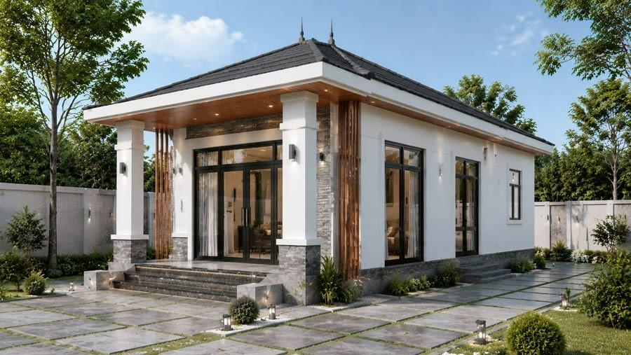 nhà cấp 4 2 phòng ngủ 200 triệu
