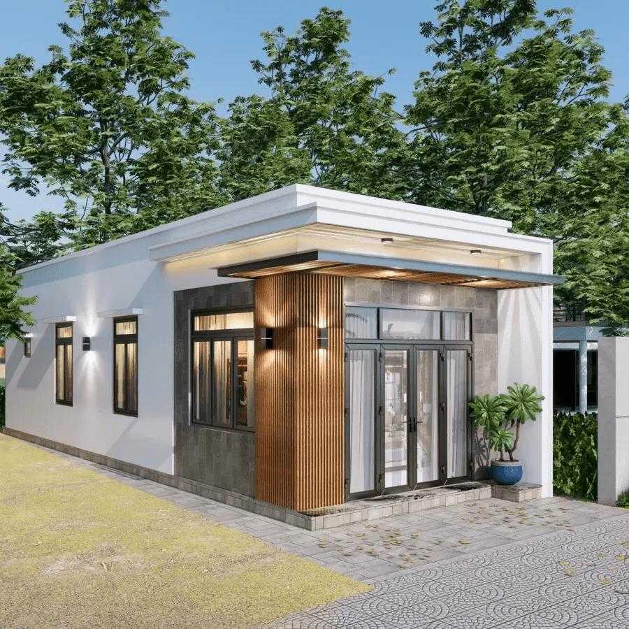 Nhà cấp 4 sử dụng vật liệu nhẹ cho một số hạng mục, giúp tối ưu khối lượng thi công khi được thiết kế phù hợp.