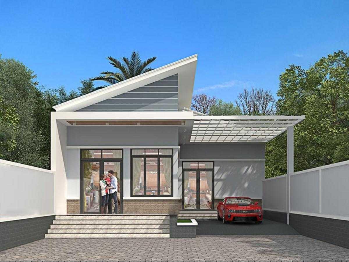 Thiết kế nhà cấp 4 mái tôn gác lửng có hệ lam che nắng khu vực để xe (Nguồn: Internet)