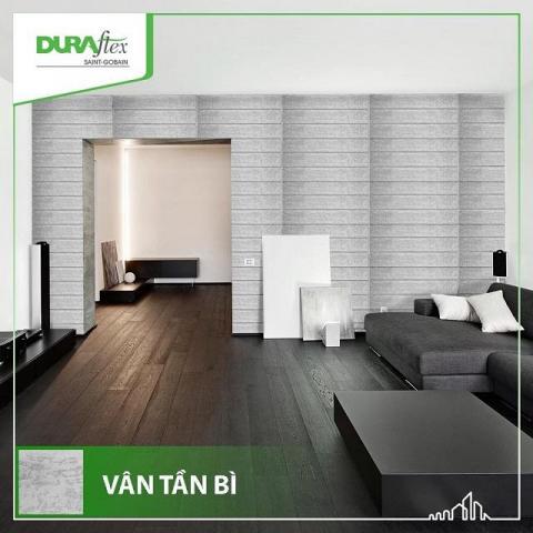 Tấm ốp tường phòng khách vân tần bì |DURAflex