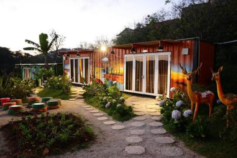 Mẫu nhà container homestay phổ biến