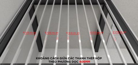 Hàn thép hộp theo phương dọc (Xương dọc)